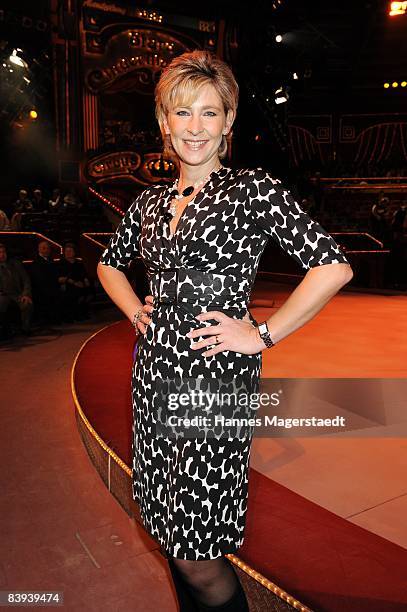 Actress Claudia Jung attends Stars In Der Manege At Circus Crone on December 6, 2008 in Munich, Germany.