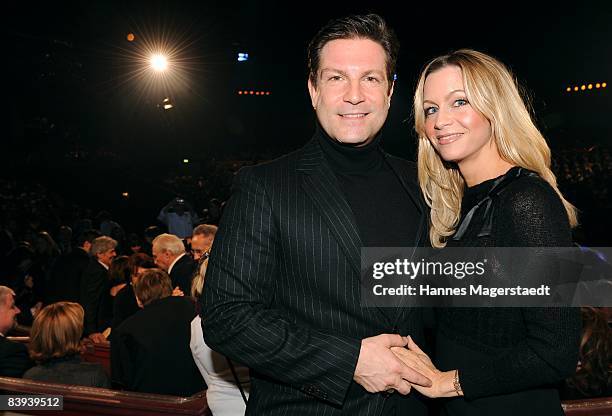Actor Francis Fulton-Smith and his wife Verena Klein attend Stars In Der Manege At on December 6, 2008 in Munich, Germany.