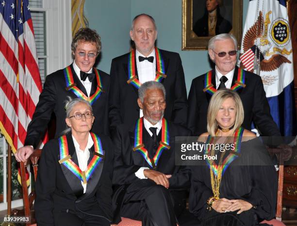 The 2008 Kennedy Center honorees, Singer Roger Daltrey, guitarist Pete Townshend, country music singer George Jones dancer and choreographer Twyla...