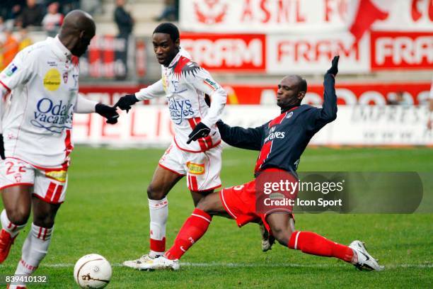 Chris MALONGA / Zoumana CAMARA - - Nancy / PSG - 32eme journee de Ligue 1 -