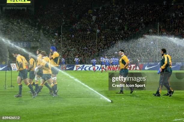 Arrosage automatique - - France / Australie - Test match - Stade Velodrome - Marseille,