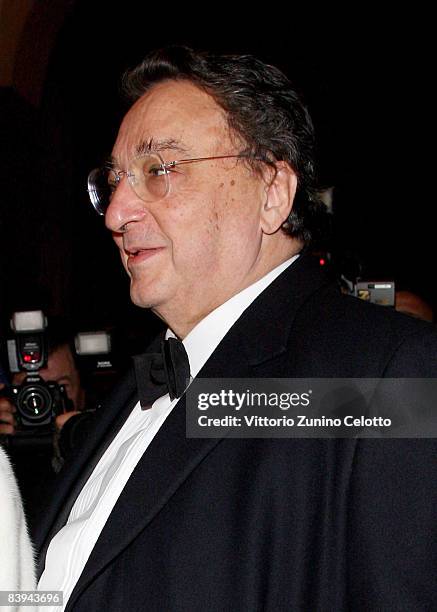 Gianni De Michelis attends the Teatro Alla Scala 2008 / 2009 Season Inauguration on December 7, 2008 in MIlan, Italy.