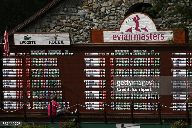 Tableau score - Masters Evian 2006 - - Jour 3 - LPGA - Evian ,