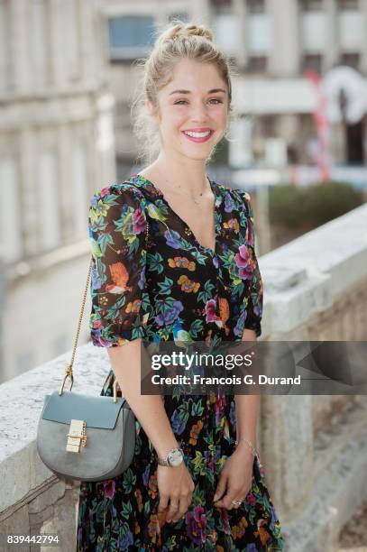 Alice Isaaz attends the 10th Angouleme French-Speaking Film Festival on August 26, 2017 in Angouleme, France.