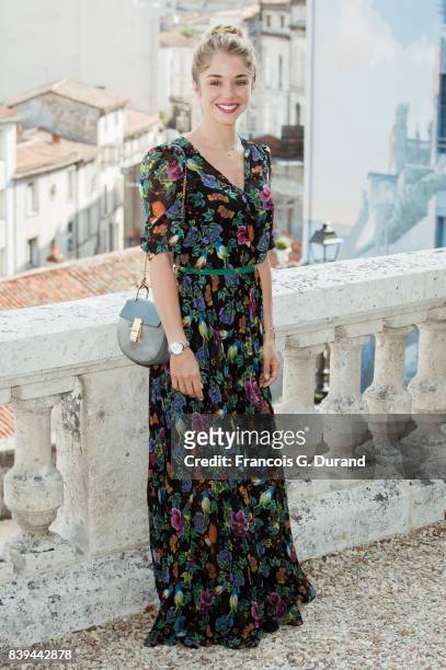 Alice Isaaz attends the 10th Angouleme French-Speaking Film Festival on August 26, 2017 in Angouleme, France.