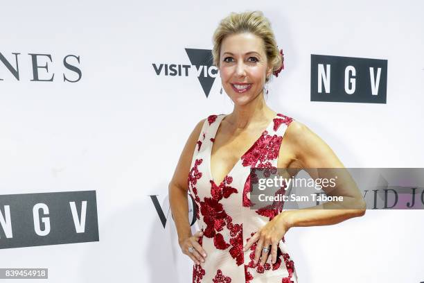 Catriona Rowntree arrives ahead of the NGV Gala at NGV International on August 26, 2017 in Melbourne, Australia.