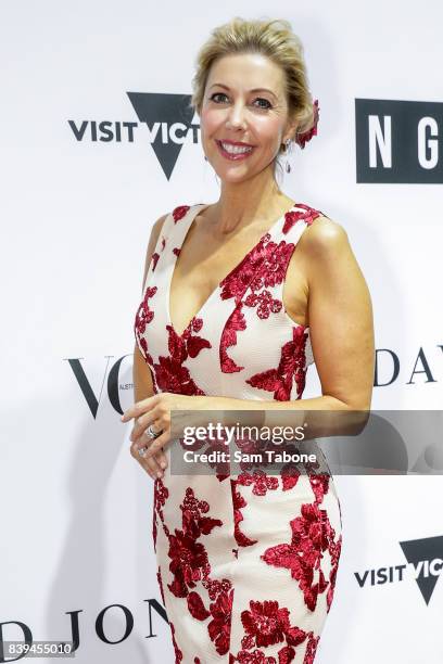 Catriona Rowntree arrives ahead of the NGV Gala at NGV International on August 26, 2017 in Melbourne, Australia.