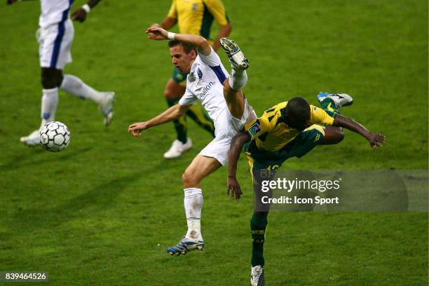 Benoit PEDRETTI / Mamadou DIALLO - - Auxerre / Nantes - 8e journee Ligue 1,