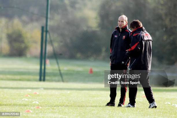 Pierre DREOSSI / Philippe REDON - - Entrainement de Rennes ,