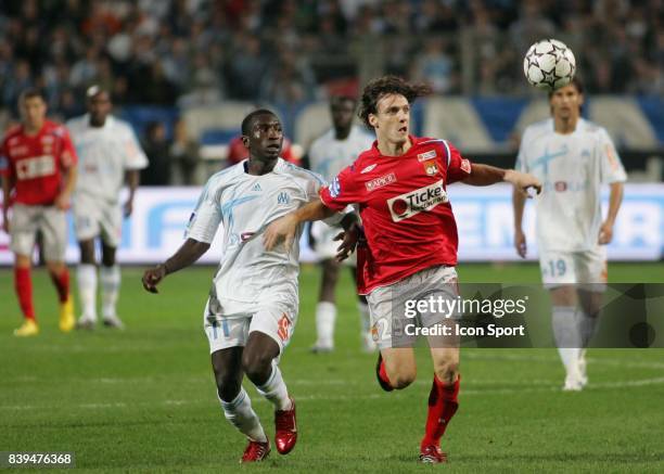 Sebastien SQUILLACI / Mamadou NIANG - - Marseille / Lyon - 10e journee Ligue 1,