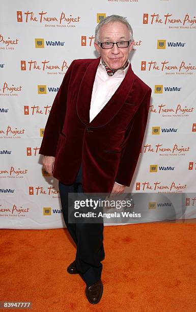 Comedian Leslie Jordan attends the 11th annual Cracked Xmas fundraising event benefiting The Trevor Project at The Wiltern Theater on December 7,...