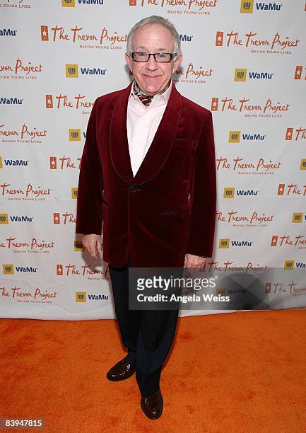 Comedian Leslie Jordan attends the 11th annual Cracked Xmas fundraising event benefiting The Trevor Project at The Wiltern Theater on December 7,...