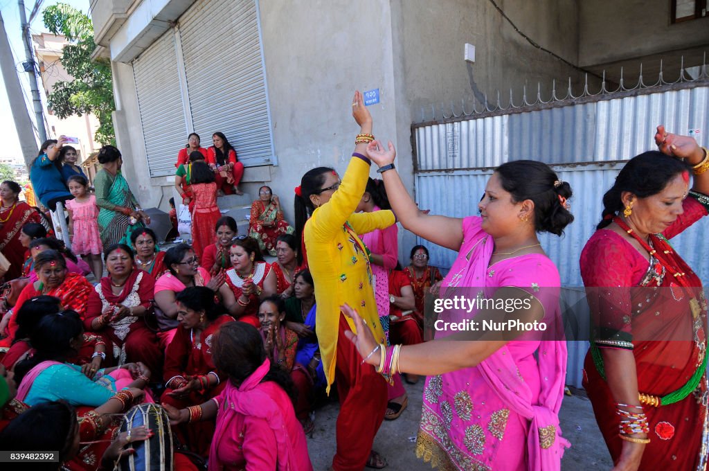 Last day of Teej Rishi Panchami festival