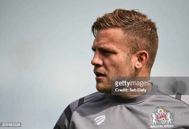 Galway , Ireland - 26 August 2017; Ian Madigan of Bristol prior to the Pre-season Friendly match between Connacht and Bristol at the Sportsground in...
