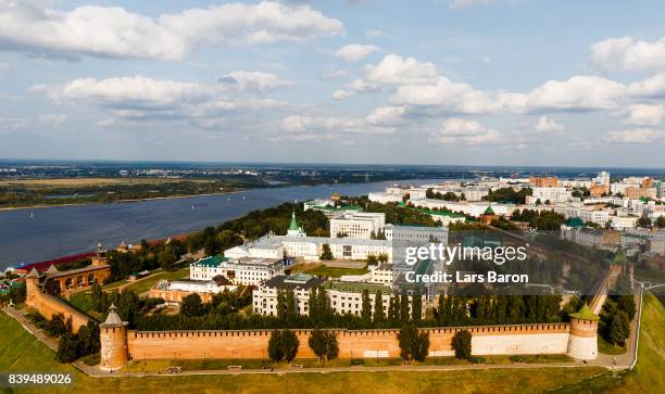 General view of the city on August 26, 2017 in Nizhny Novgorod, Russia.