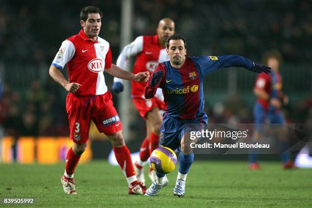Ludovic GIULY - FC Barcelone / Atletico Madrid - - 16eme Journee de Liga ,