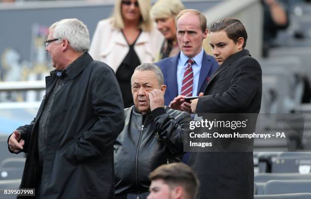 West Ham United co-owner David Sullivan during the Premier League match at St James' Park, Newcastle.