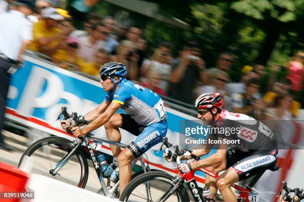 Yaroslav POPVYCH - Discovery Channel / Jens VOIGT - CSC - Lampre - - Tour de France 2006 - Paris,
