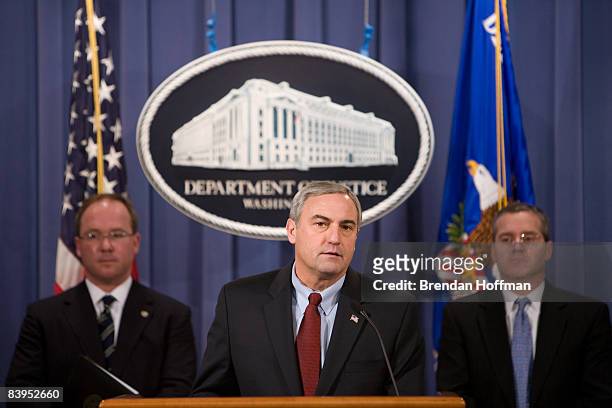 Joseph Persichini, Jr. , Assistant Director in Charge of the FBI's Washington Field Office, holds a news conference to discuss the indictment of...