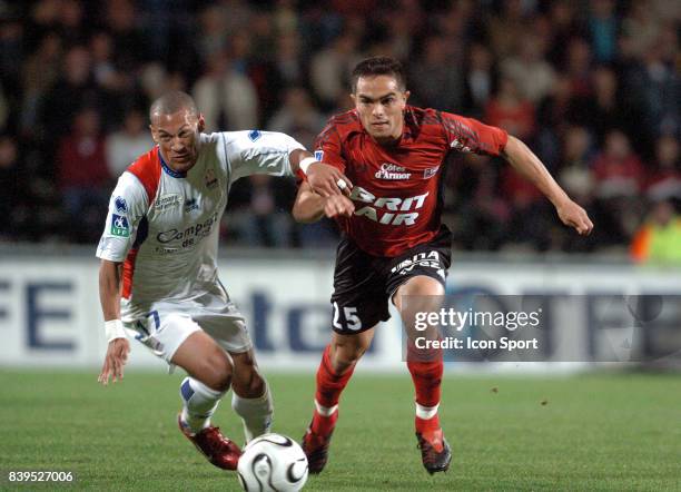 Yoan GOUFFRAN / Bertrand ROBERT - - Guingamp / Caen - 10e journee Ligue 2,