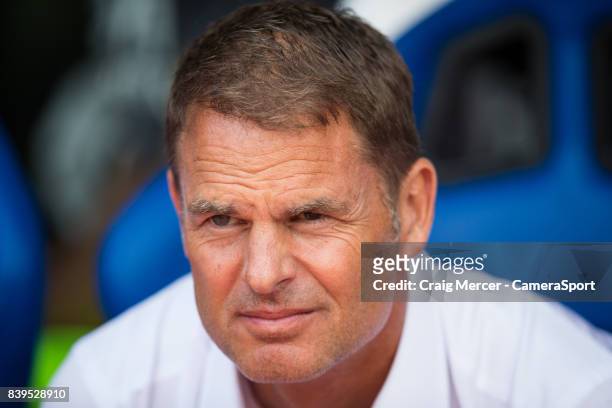 Crystal Palace manager Frank de Boer during the Premier League match between Crystal Palace and Swansea City at Selhurst Park on August 26, 2017 in...