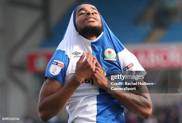 Blackburn Rovers' Dominic Samuel during the Sky Bet League One match between Blackburn Rovers and Milton Keynes Dons at Ewood Park on August 26, 2017...