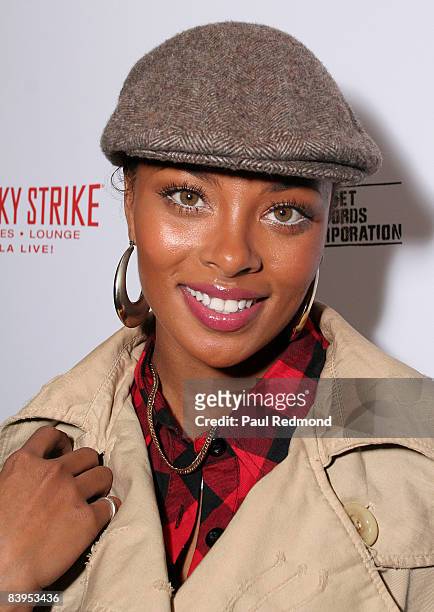 Actress/model Eva Pigford attends Children's Holiday Bowl and Toy Drive benefiting the Children of South L.A.'s youth center " A Place Called Home"...