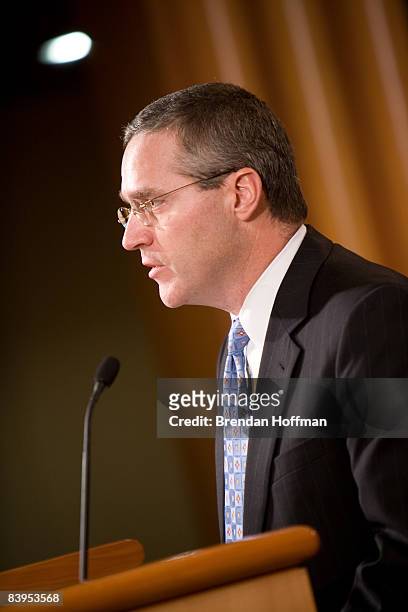 Patrick Rowan, Assistant Attorney for the National Security Division of the U.S. Justice Department, holds a news conference to discuss the...