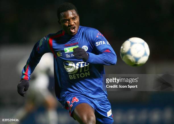Stephane SESSEGNON - Creteil / Bastia - - 20eme journee de Ligue 2 -