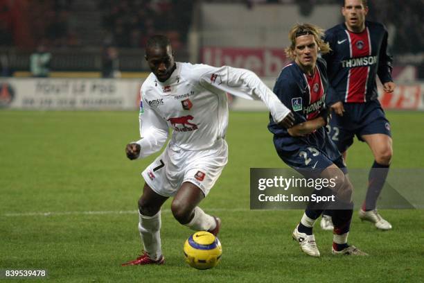 John UTAKA / Jerome ROTHEN - - PSG / Rennes - 18e journee Ligue 1,