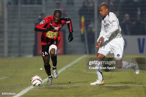 Rod FANNI / Fabrice PANCRATE - OGC Nice / Paris Saint Germain - - 23eme journee de Ligue 1 -