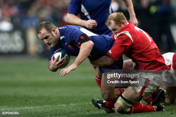 William SERVAT - France / Pays de Galles - - Tournoi des 6 Nations 2005 - Rugby -