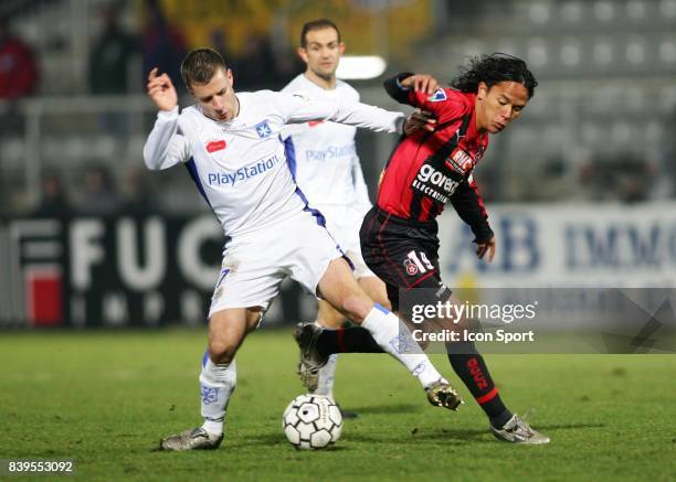 Benoit CHEYROU / Marama VAHIRUA - - Auxerre / Nice - 30e journee Ligue 1,