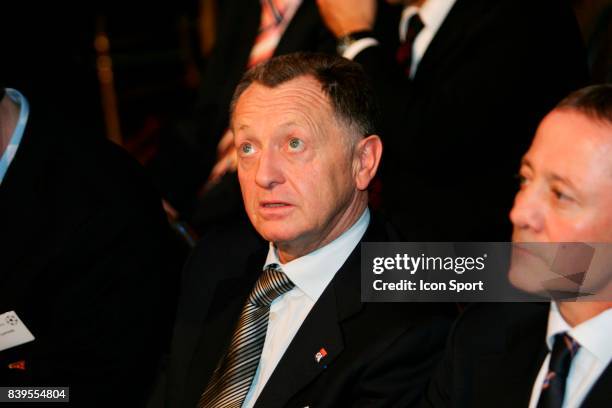 Jean Michel AULAS - Tirage au sort de la Champions League - - Mairie de Paris -