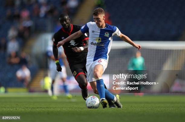 Blackburn Rovers Richard Smallwood during the Sky Bet League One match between Blackburn Rovers and Milton Keynes Dons at Ewood Park on August 26,...