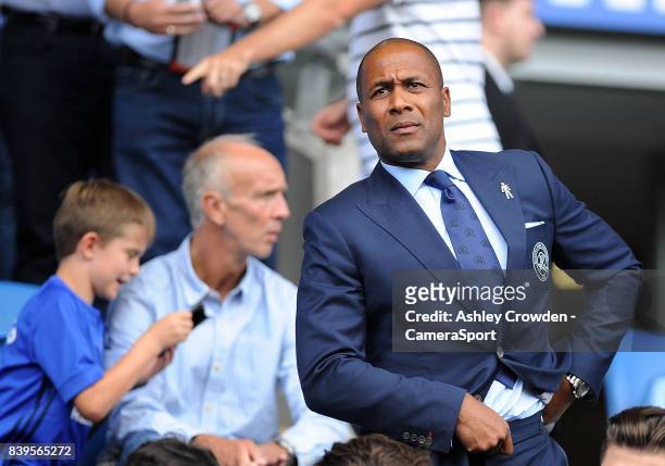 Queens Park Rangers director of football Les Ferdinand during the Sky Bet Championship match between Cardiff City and Queens Park Rangers at Cardiff...