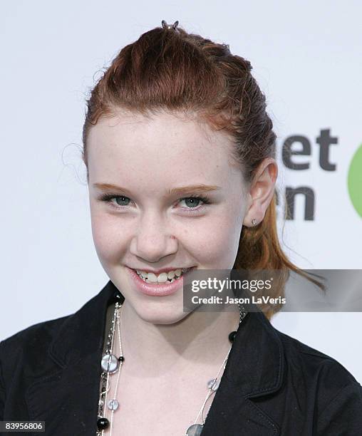 Actress Madisen Beaty attends the Planet Green launch party at the Greek Theater on May 28, 2008 in Los Angeles, California.