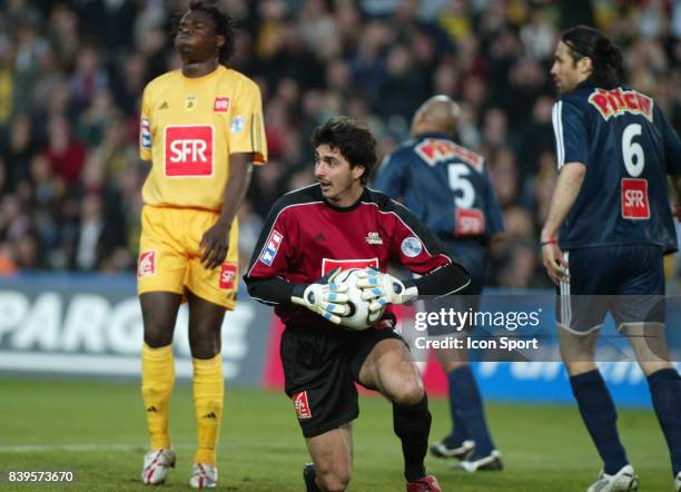 Lionel LETIZI - Nantes / Paris Saint Germain - - 1/2 Finale de la Coupe de France ,