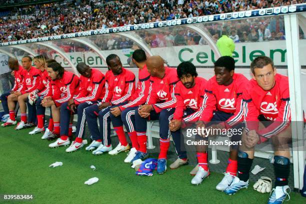 Banc de touche avec les remplacants - - France / Mexique - match amical - Stade de France,