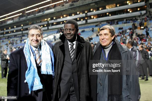 Jack KACHKAR / Pape DIOUF / Jean Pierre FOUCAULT - - Marseille / Lyon - Coupe de France,