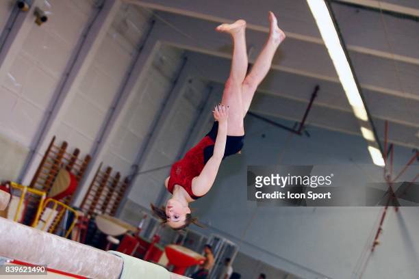 Emilie LEPENNEC - - Entrainement a l Insep - Pole Gymnastique,