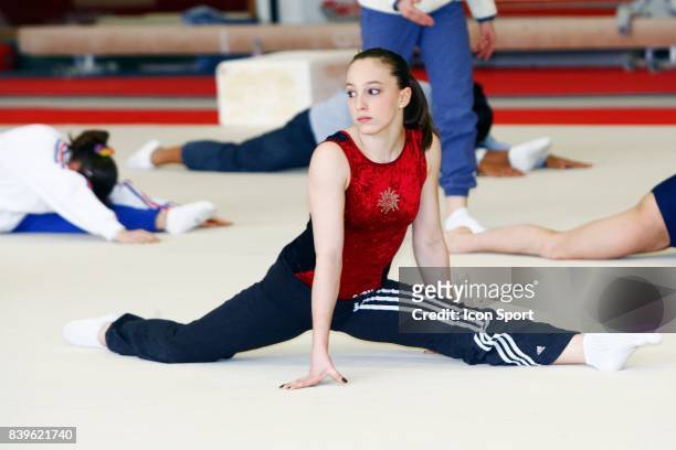 Emilie LE PENNEC - - Entrainement a l Insep - Pole Gymnastique,
