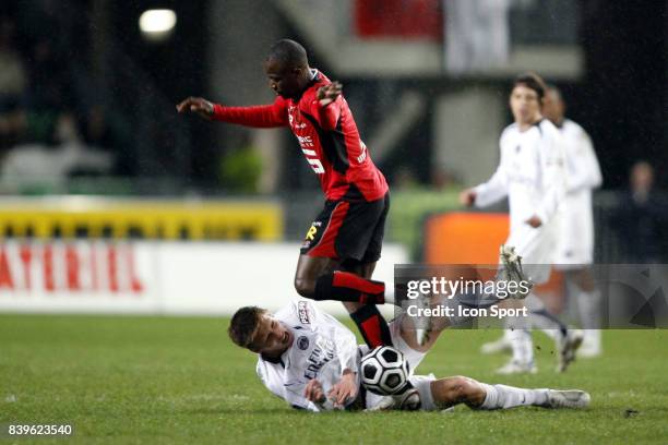 Clement CHANTOME / John UTAKA - - Rennes / Paris SG - 29eme Journee de Ligue 1,