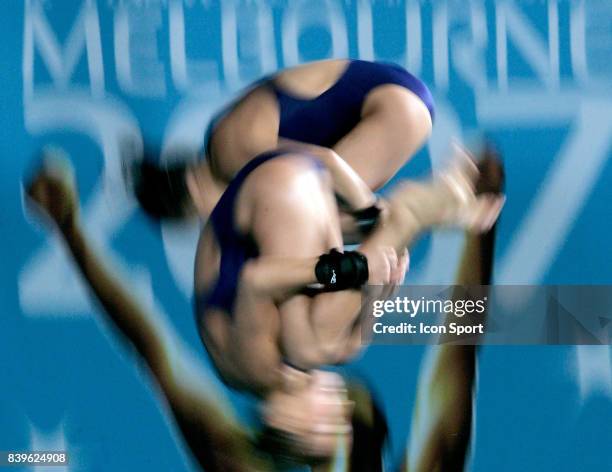 Mary Elizabeth Dunnichay / Ishimatsu Haley Dyan - - Plongeon synchronise Dames Plongeoir 10m - Championnats du Monde de Natation 2007 - Melbourne -