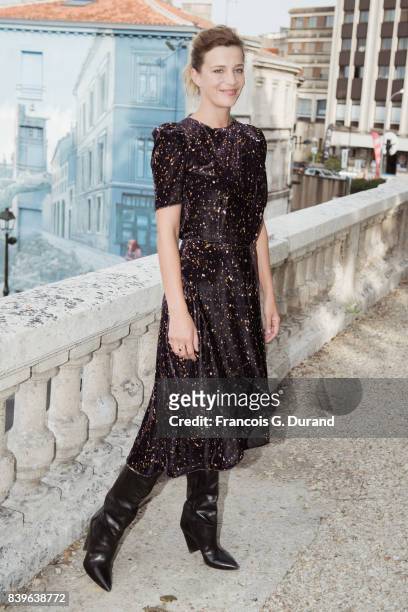 Celine Sallette attends the 10th Angouleme French-Speaking Film Festival on August 26, 2017 in Angouleme, France.