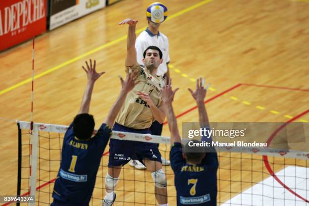 Thiago ARANHA - Spacer s Toulouse / Paris VB - - Championnat de France Pro A - 1/2 Finale,