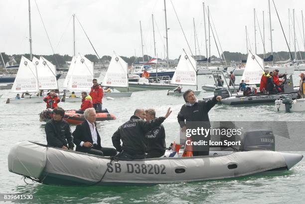 Bapteme du bateau GENERALI de Yann ELIES, dont le parrain est Zinedine ZIDANE -