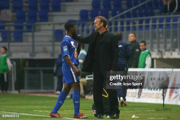 Blaise KOUASSI / Jean Marc FURLAN - - Troyes / Rennes - 36e journee Ligue 1,