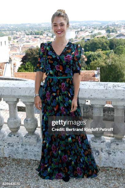 Actress of the movie "Surface de reparation", Alice Isaaz attends the 10th Angouleme French-Speaking Film Festival : Day Five on August 26, 2017 in...