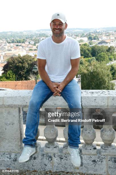 Actor of the movie "Surface de reparation", Franck Gastambide attends the 10th Angouleme French-Speaking Film Festival : Day Five on August 26, 2017...